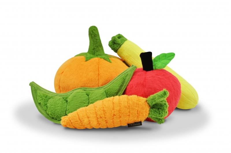 Apple Plush Dog Toy