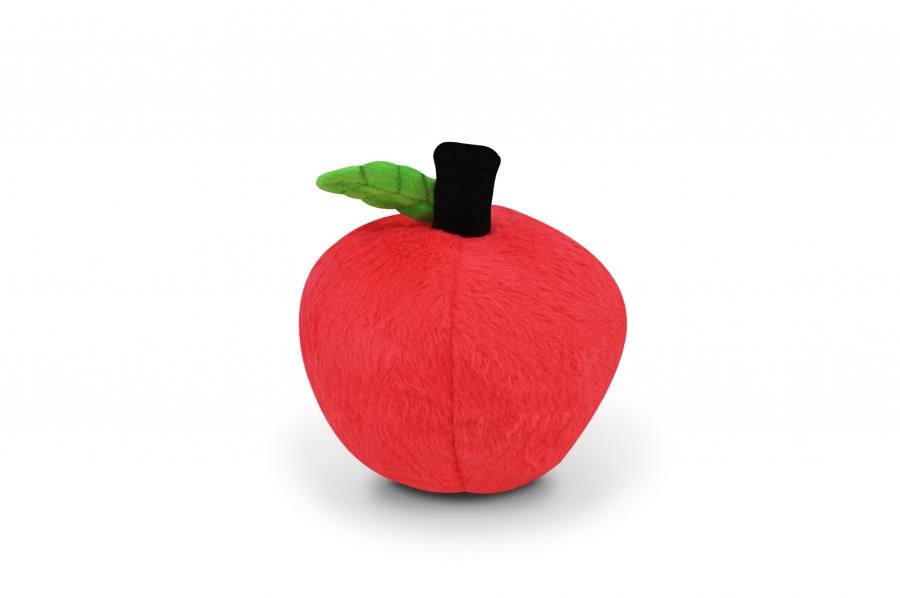 Apple Plush Dog Toy