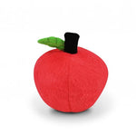 Apple Plush Dog Toy