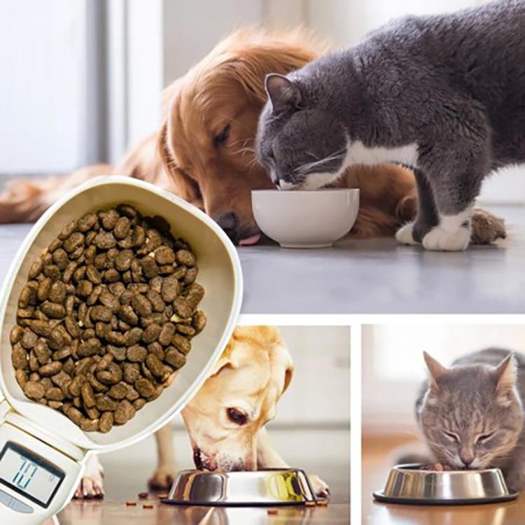 Portable Pet Food Scale Cup with Led Display for Dogs and Cats