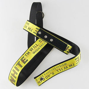 Woof-White Harness & Leash Set