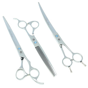 Perfect Thinning, Straight, Curved twith Comb for Long & Short Hair