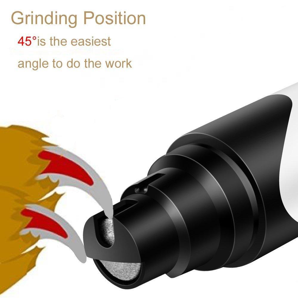Rechargeable Painless Pet's Nail Grinder With QuietSpin Technology