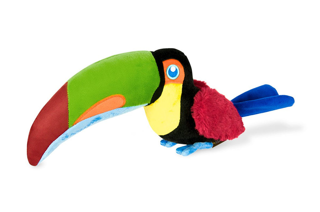Toucan Plush Dog Toy