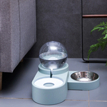 1.8L Water Fountain and Automatic Pet Bowl Feeder