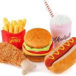Fried Chicken Plush Dog Toy