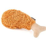 Fried Chicken Plush Dog Toy