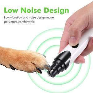 Rechargeable Painless Pet's Nail Grinder With QuietSpin Technology