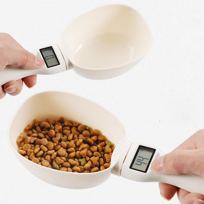 Portable Pet Food Scale Cup with Led Display for Dogs and Cats