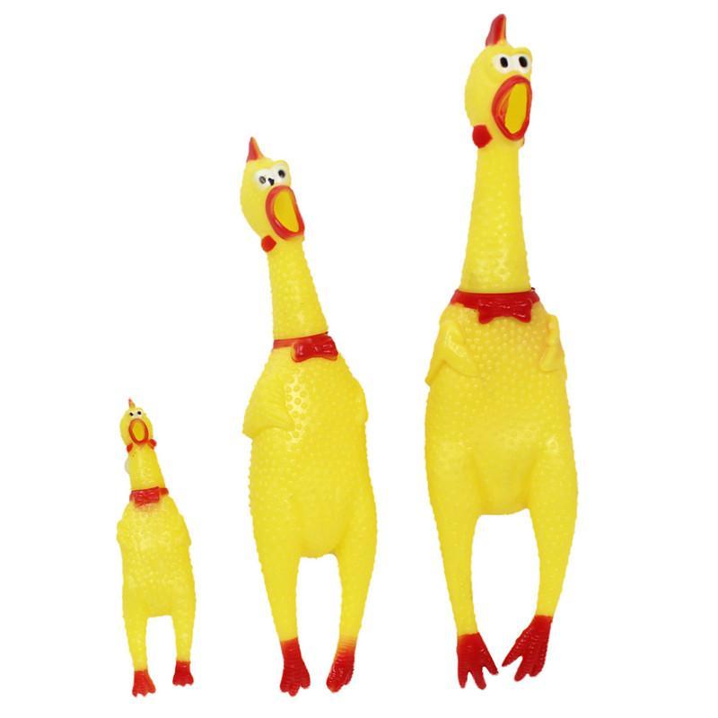 Screaming Rubber Chicken Toy