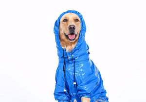 Pet Large Dogs Raincoat Out door walking Waterproof