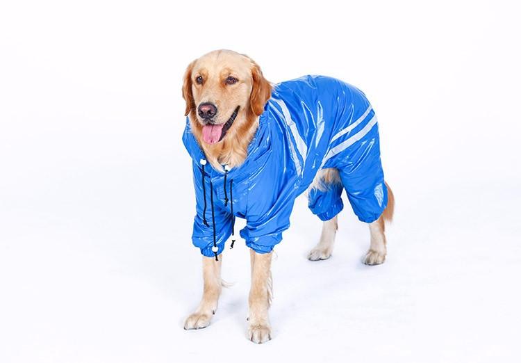 Pet Large Dogs Raincoat Out door walking Waterproof