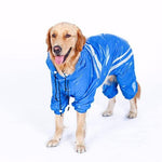 Pet Large Dogs Raincoat Out door walking Waterproof