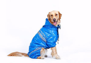 Pet Large Dogs Raincoat Out door walking Waterproof