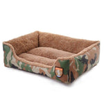 Camouflage Cuddler Pet Bed