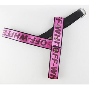 Woof-White Harness & Leash Set