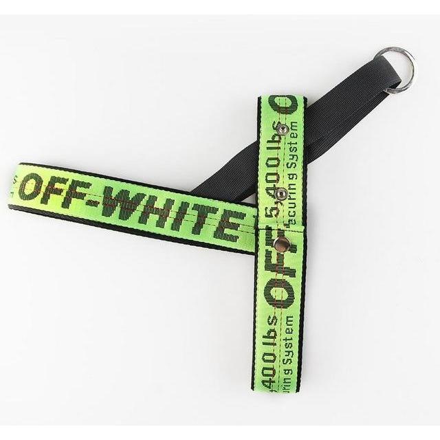 Woof-White Harness & Leash Set